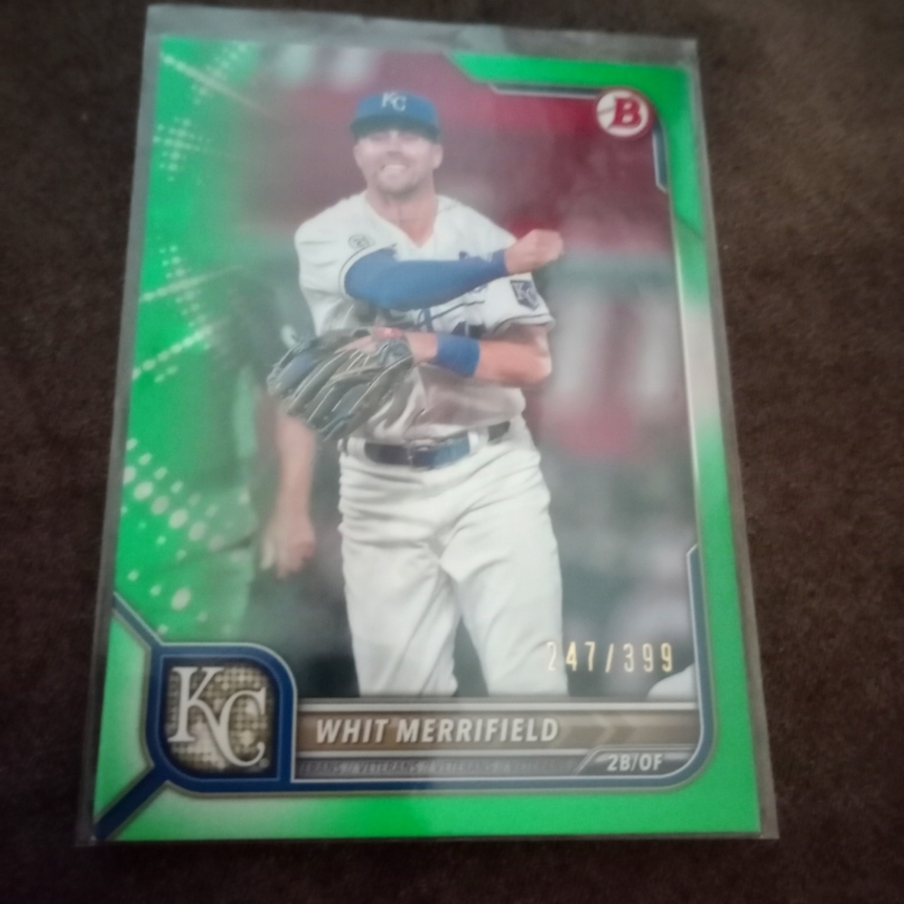 2022 Bowman Witt Merrifield #247/399 Green Refractor